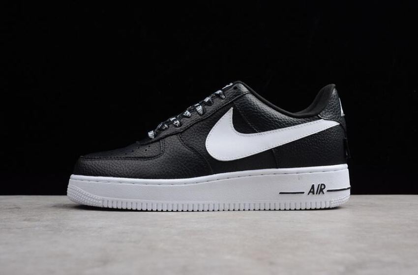 Men's Nike Air Force 1 Low NBA Pack Black White 823511-007 Running Shoes