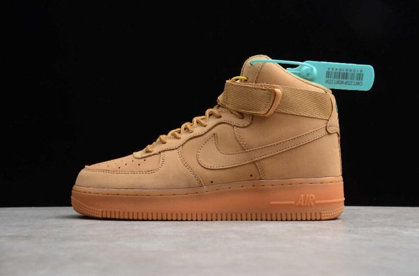 Men's Nike Air Force 1 High 07 Flax Outdoor Green 882096-200 Running Shoes