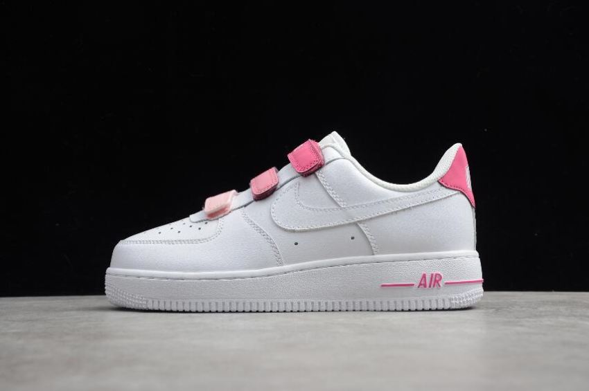 Women's Nike Air Force 1 07 Pink Peach White 898866-009 Running Shoes - Click Image to Close