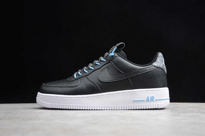 Women's Nike Air Force 1 07 LX Black Cymbidium White 898889-015 Running Shoes