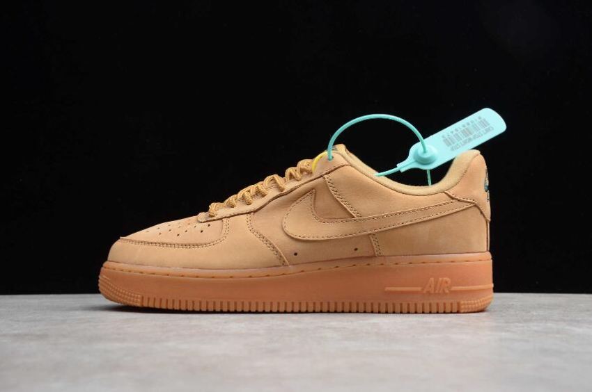 Women's Nike Air Force 1 07 WB Flax Gum Light Brown AA4061-200 Running Shoes - Click Image to Close