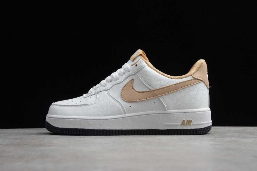 Men's Nike Air Force 1 07 White Earth Yellow AA6818-068 Running Shoes - Click Image to Close