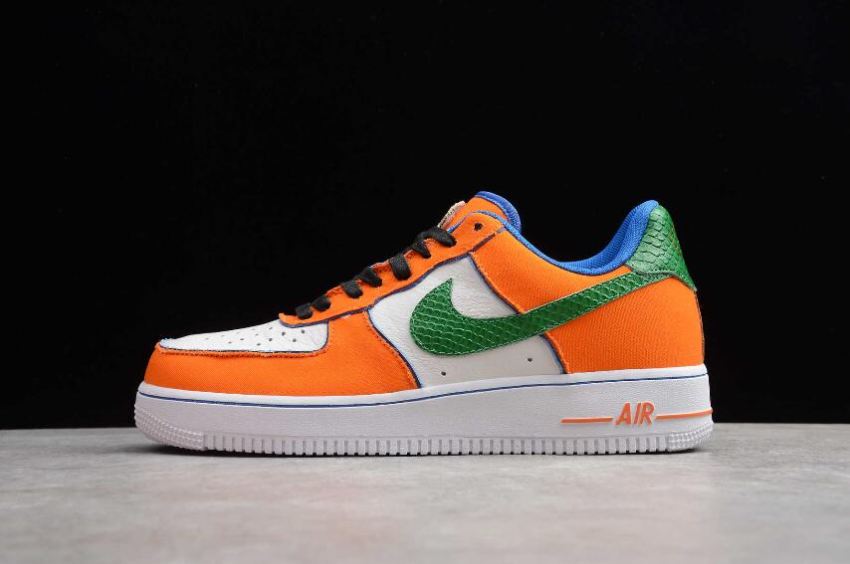 Men's Nike Air Force 1 AC Orange White Green Royal AA6898-001 Running Shoes - Click Image to Close