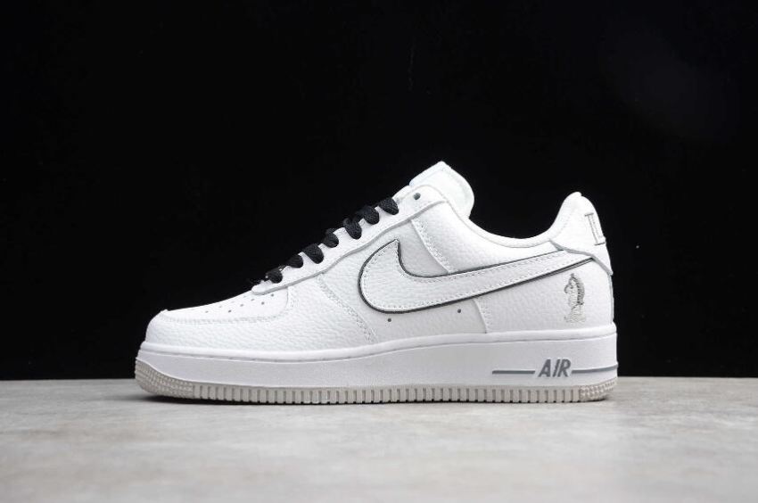 Women's Nike Air Force 1 Upstep White Dark Grey AH6818-128 Running Shoes - Click Image to Close