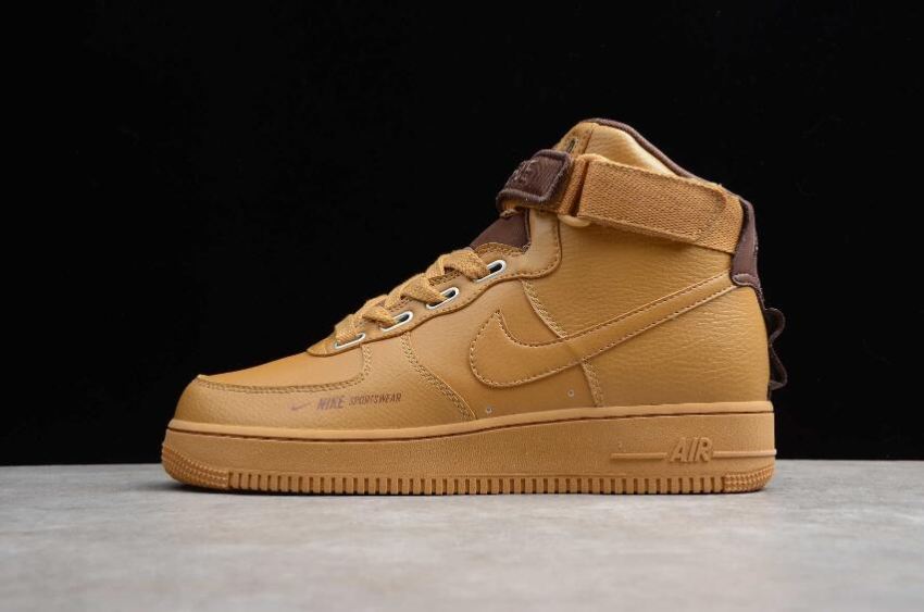 Women's Nike Air Force 1 High UT Wheat Color AJ7311-002 Running Shoes