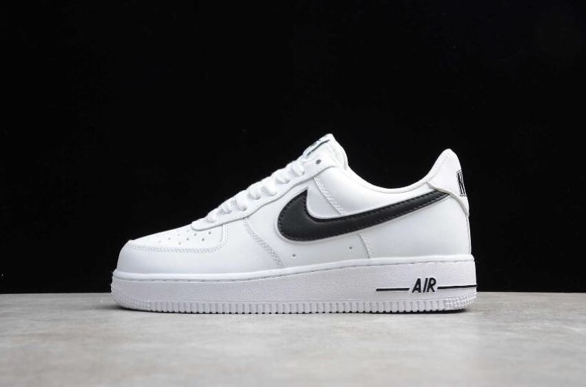 Men's Nike Air Force 1 07 White Black AO2423-101 Running Shoes - Click Image to Close