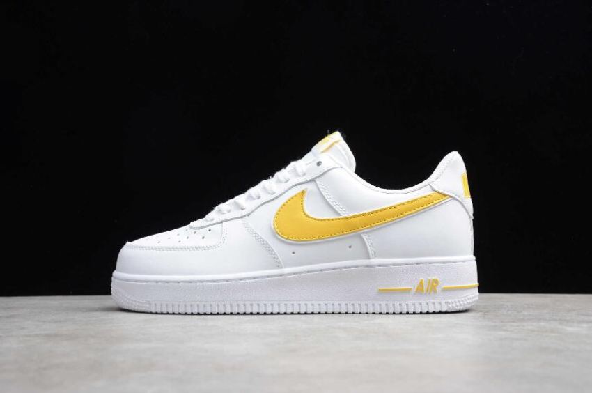 Women's Nike Air Force 1 07 White Yellow AO2423-105 Running Shoes