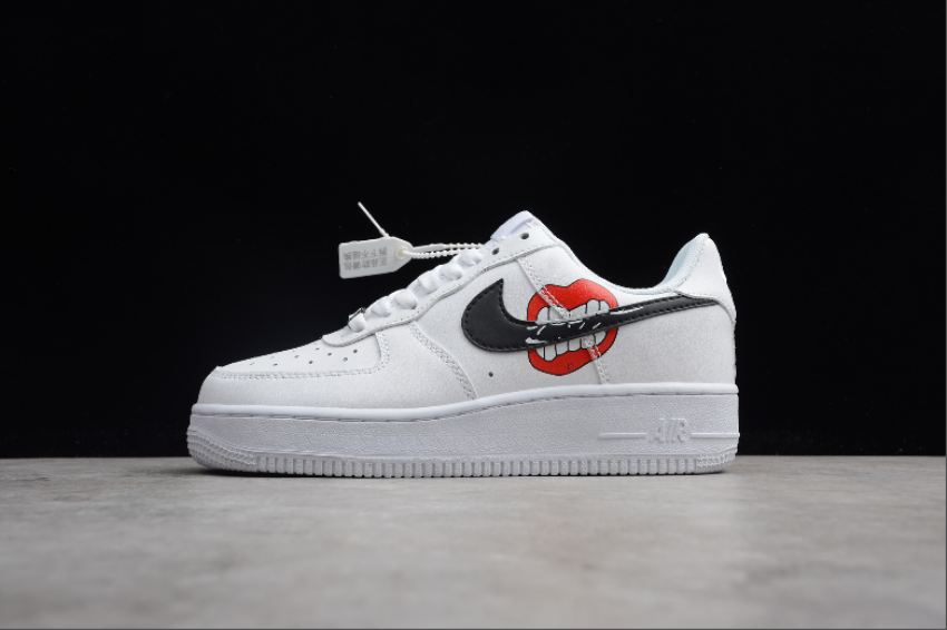 Women's Nike Air Force 1 Mid 07 White Black AO3620-108 Running Shoes