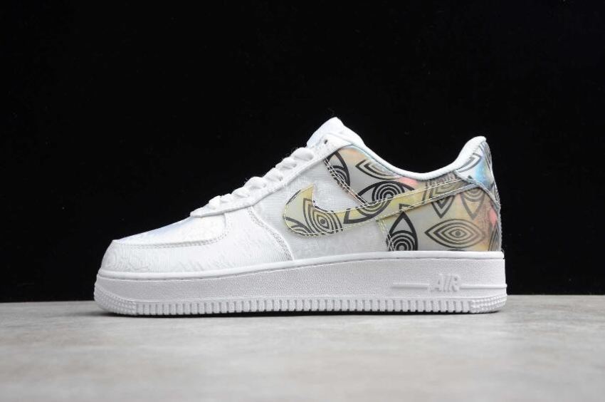 Women's Nike Air Force 1 07 WB White Colorful AO6820-100 Running Shoes - Click Image to Close