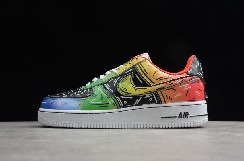 Women's Nike Air Force 1 07 ParaNoise Rainbow AQ4211-300 Running Shoes