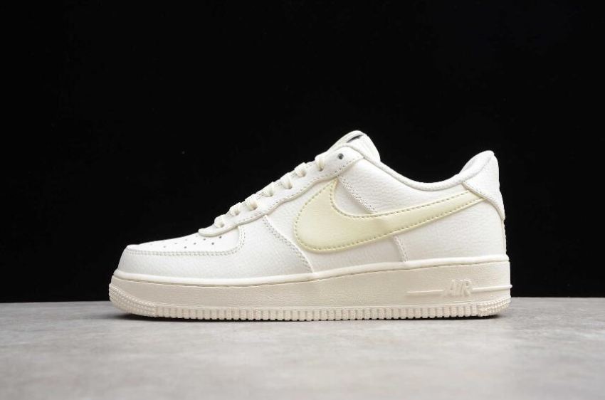 Women's Nike Air Force 1 07 PRM 2 Sail Pale Vanilla AT4143-101 Running Shoes - Click Image to Close