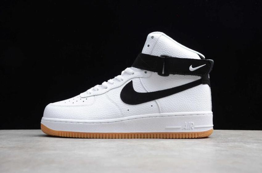 Men's Nike Air Force 1 07 White Obsidian Black AT7653-100 Running Shoes