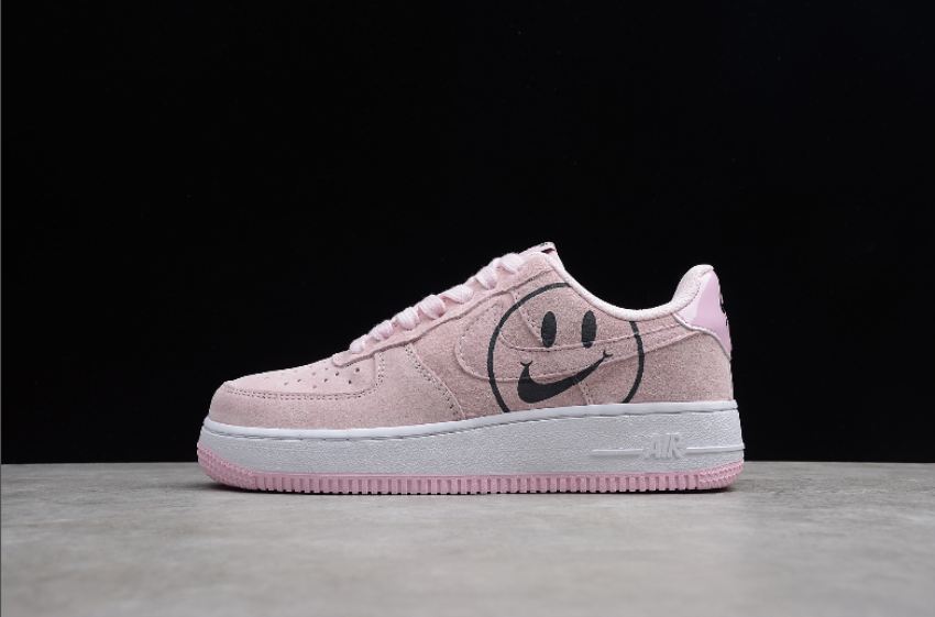 Women's Nike Air Force 1 GS Pink Foam Black AV0742-600 Running Shoes - Click Image to Close