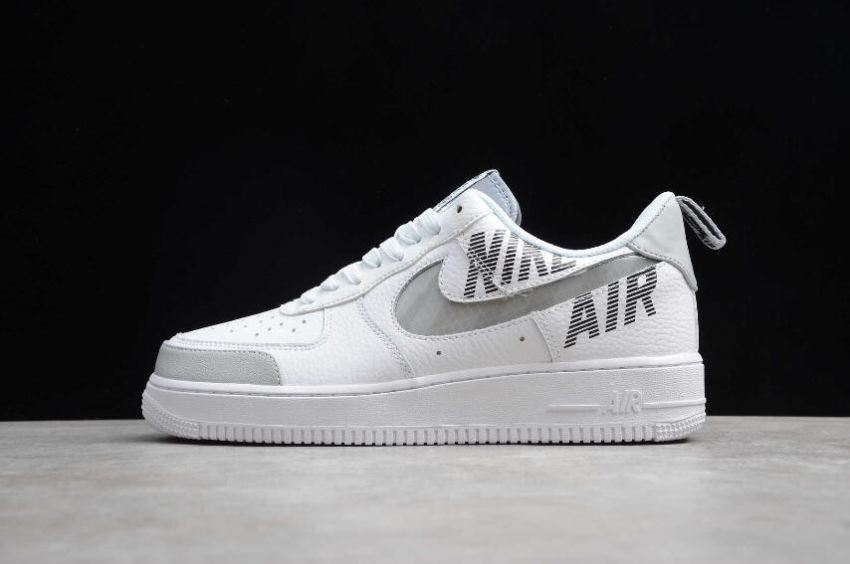 Men's Nike Air Force 1 07 White Wolf Grey Black BQ4421-100 Running Shoes