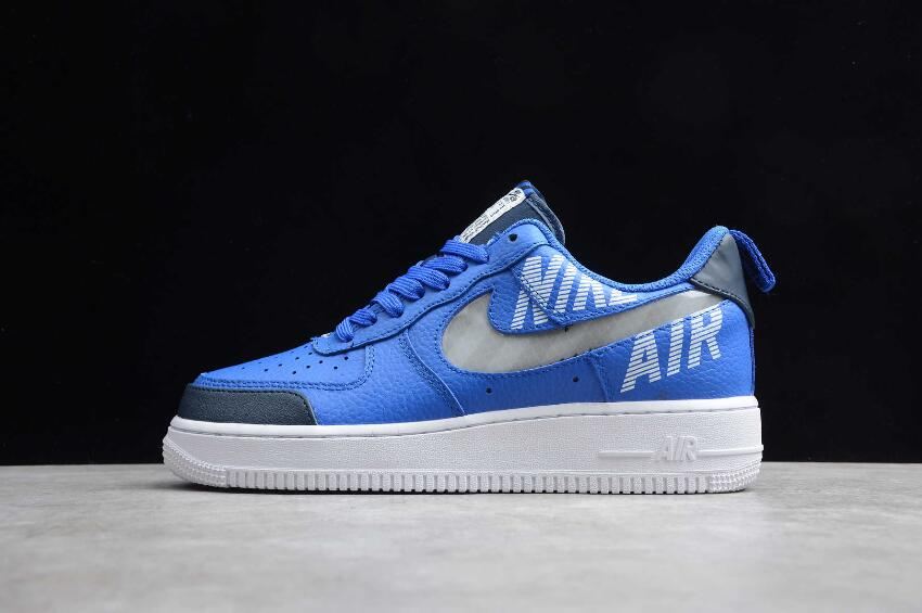 Men's Nike Air Force 1 07 Blue White Black BQ4421-400 Running Shoes - Click Image to Close