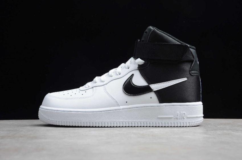 Men's Nike Air Force 1 High 07 White Black BQ4591-001 Running Shoes - Click Image to Close