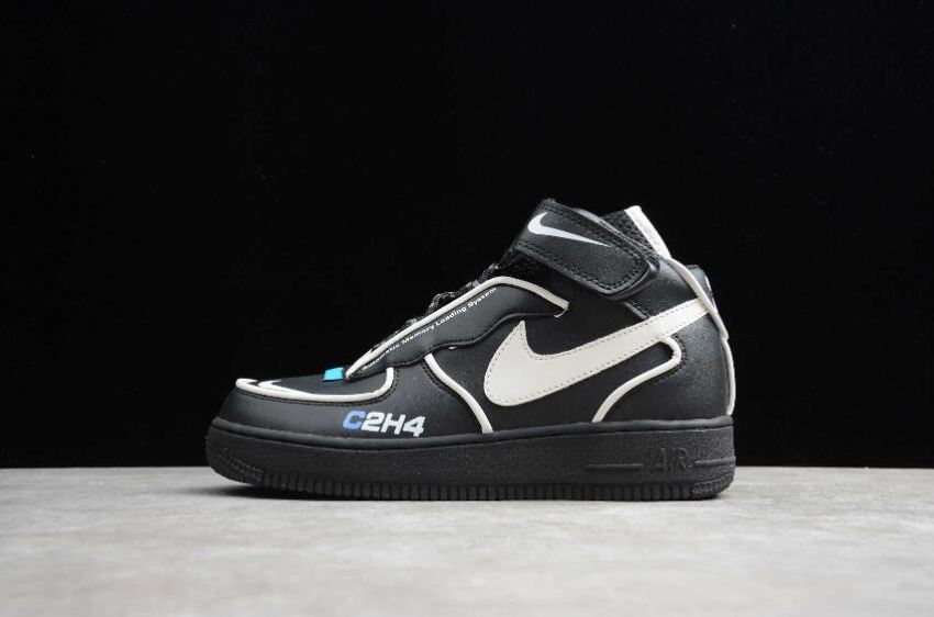 Men's Nike Air Force 1 High 07 C2H4 Black White BQ7541-0013 Running Shoes - Click Image to Close