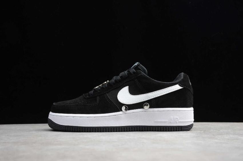 Women's Nike Air Force 1 Low Black White BQ8273-001 Running Shoes - Click Image to Close