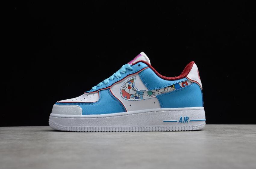 Men's Nike Air Force 1 07 Blue Red White BQ8988-106 Running Shoes