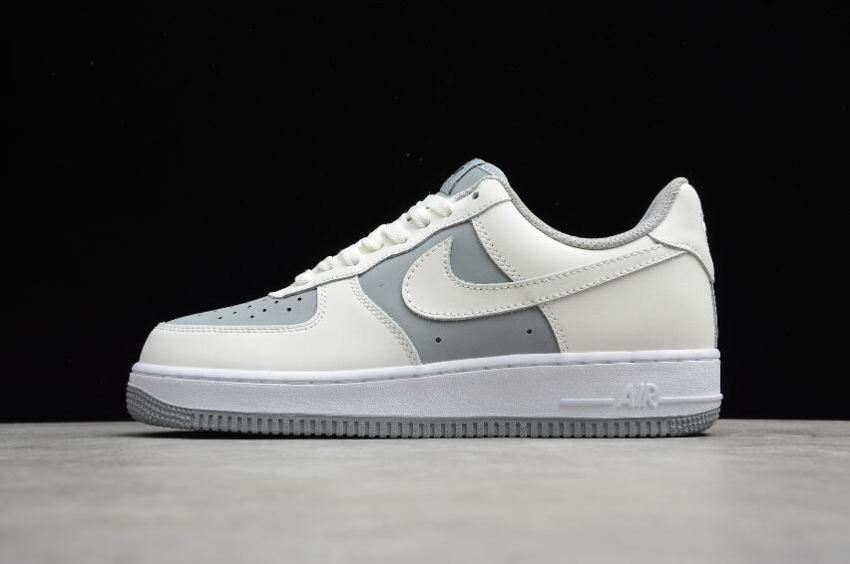 Men's Nike Air Force 1 07 White Wolf Grey BV6088-301 Running Shoes - Click Image to Close