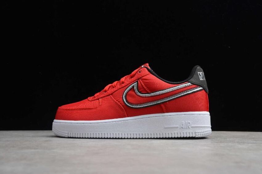 Men's Nike Air Force 1 07 University Red Black White CD0886-600 Running Shoes