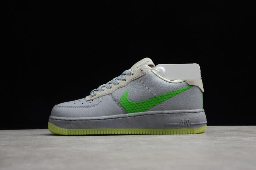 Men's Nike Air Force 1 07 Gray Green CD0888-002 Running Shoes