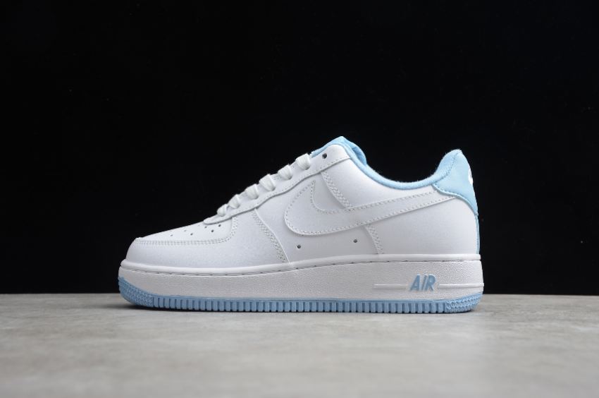 Women's Nike Air Force 1 GS White Hydrogen Blue CD6915-103 Running Shoes