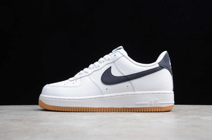 Women's Nike Air Force 1 07 White Black Brown CI00547-100 Running Shoes