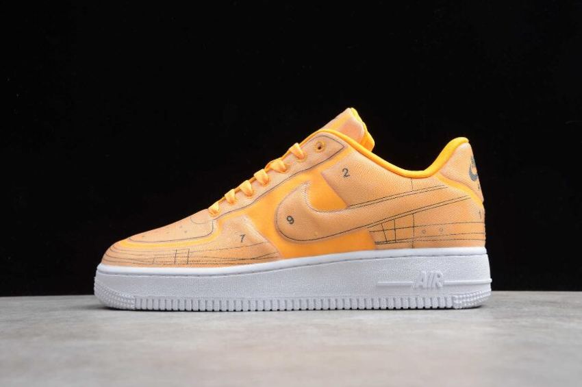 Women's Nike Air Force 1 07 LX Laser Orange CI3445-800 Running Shoes - Click Image to Close