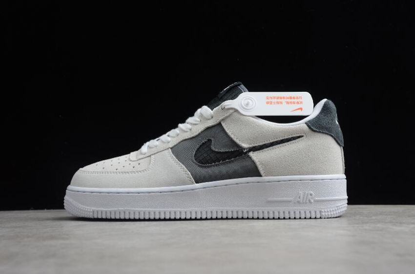 Men's Nike Air Force 1 Fresh Air GS White Off Noir Iron Grey CJ4093-100 CJ4093-100 Running Shoes