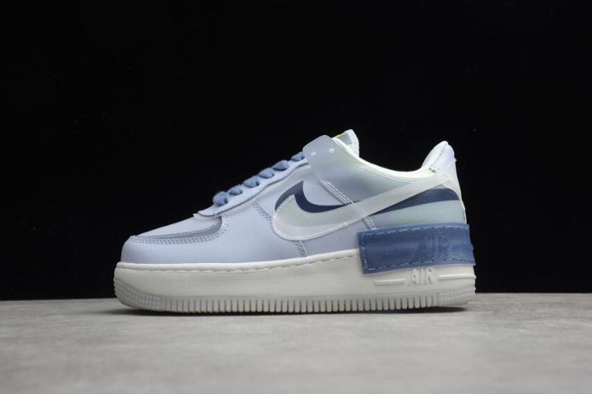 Men's Nike Air Force 1 Shadow SE Ghost Summit White CK6561-001 Running Shoes