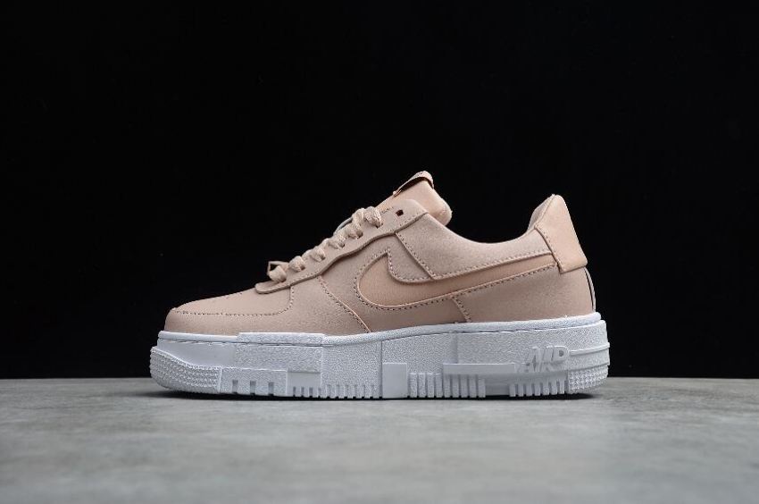 Women's Nike Air Force 1 Pixel Partcle Beige White CK6649-200 Running Shoes