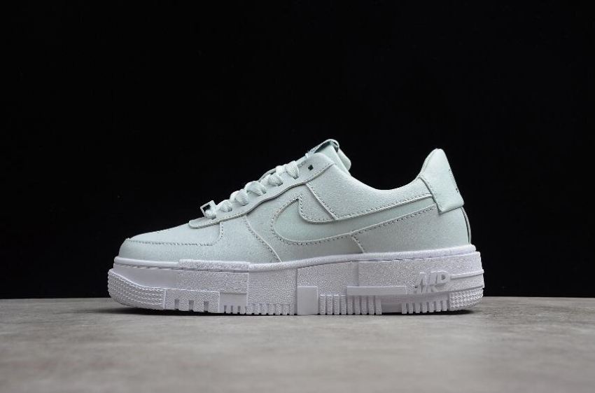 Women's Nike Air Force 1 Pixel Ghost Aqua White CK6649-400 Running Shoes