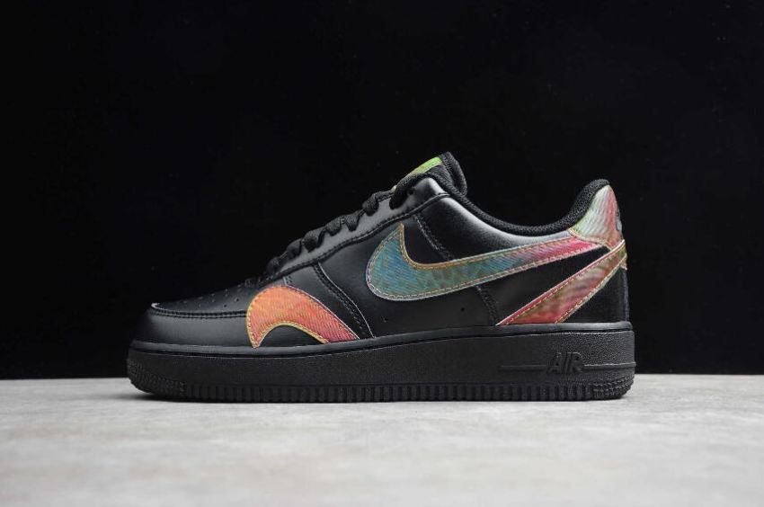 Women's Nike Air Force 1 High 07 Black Reflective Silver CK7214-001 Running Shoes - Click Image to Close