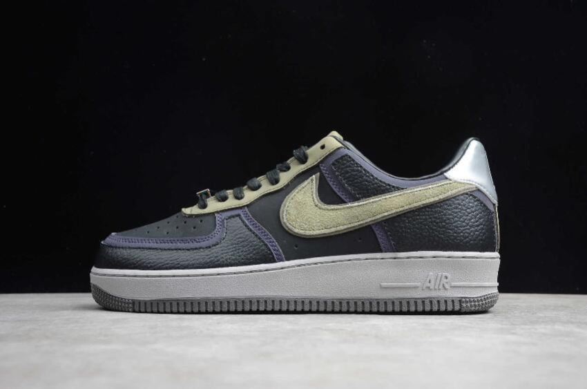 Women's Nike Air Force 1 Dark Green Black Grey CQ1087-001 Running Shoes