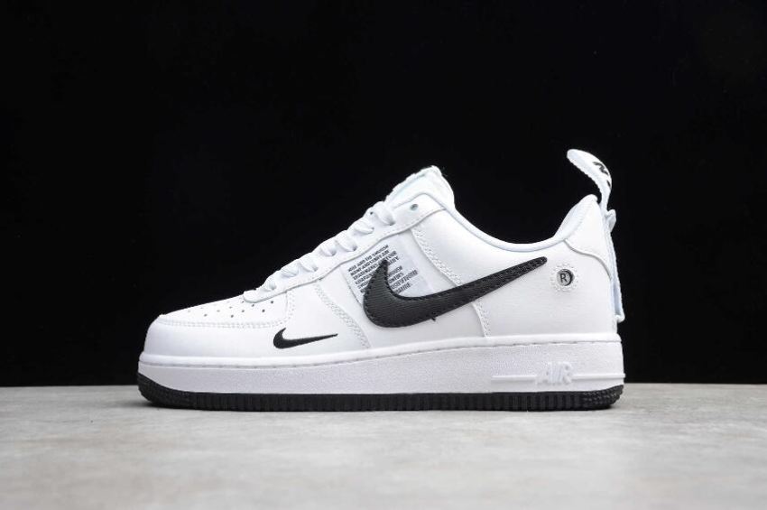 Men's Nike Air Force 1 White Black White CQ4611-100 Running Shoes - Click Image to Close