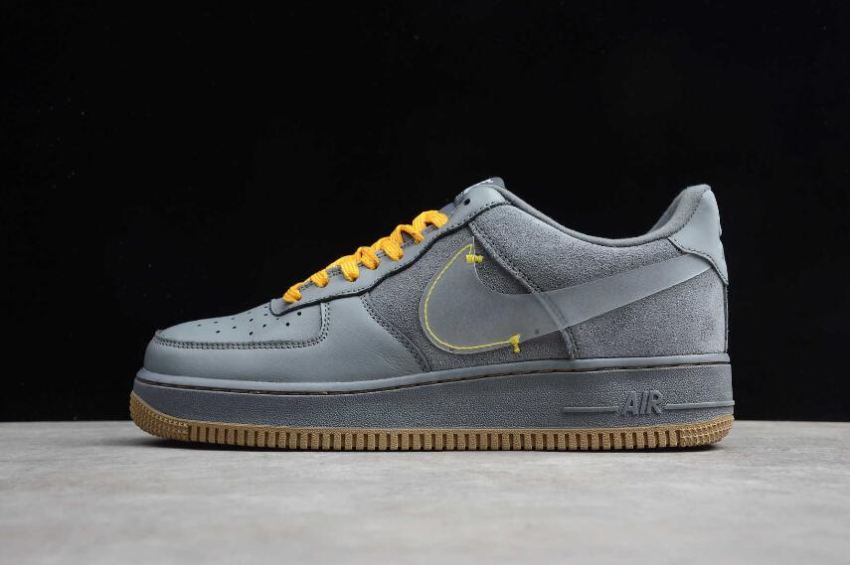 Men's Nike Air Force 1 PRM Cool Grey Pure Platinum CQ6367-001 Running Shoes - Click Image to Close