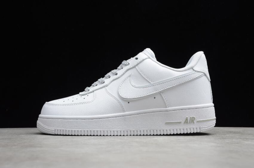 Men's Nike Air Force 1 07 Low Kith White Silvery CR7792-022 Running Shoes - Click Image to Close