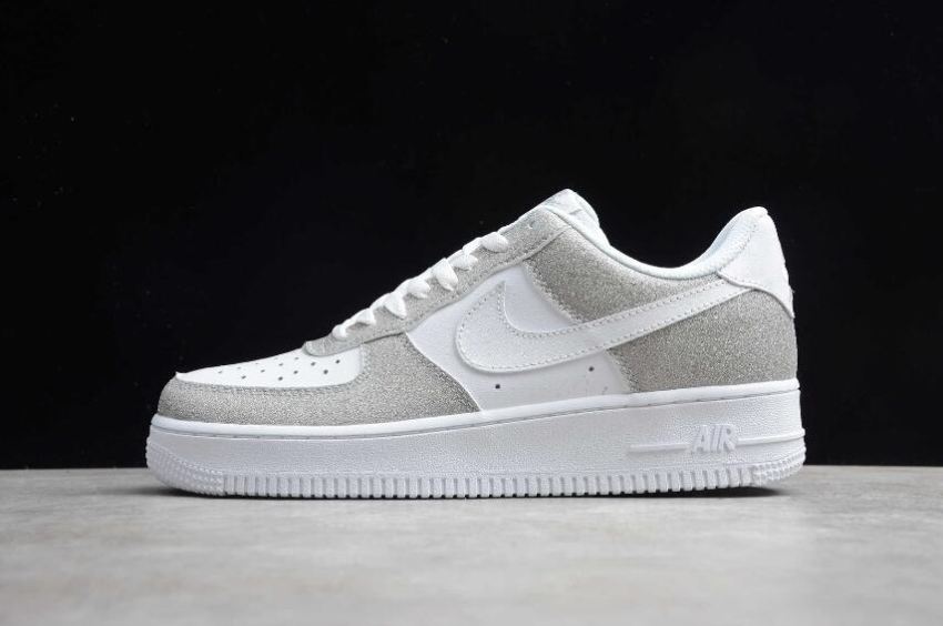 Men's Nike Air Force 1 07 White Silver CT1138-1005 Running Shoes