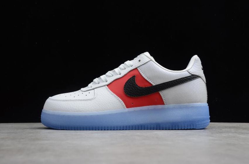 Women's Nike Air Force 1 07 White Black Midnight Red Peak White CT2295-110 Running Shoes