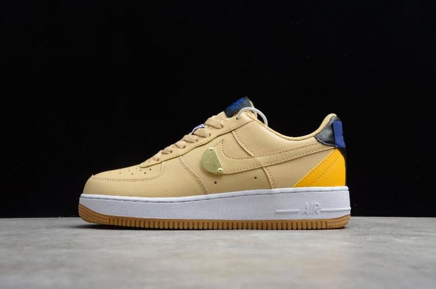 Women's Nike Air Force 1 07 1HO20 Sesame University Gold CT2298-200 Running Shoes