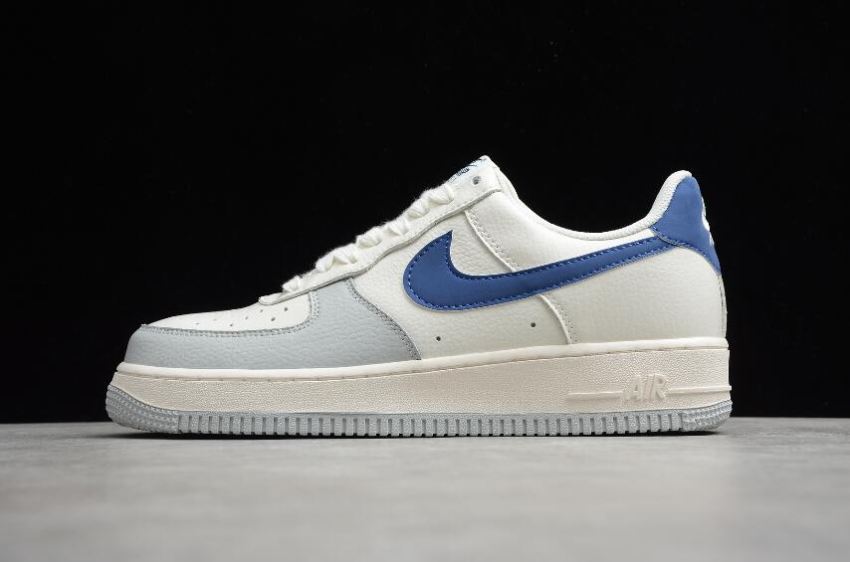 Women's Nike Air Force 1 Low Beige Grey Blue CT5566-033 Running Shoes - Click Image to Close