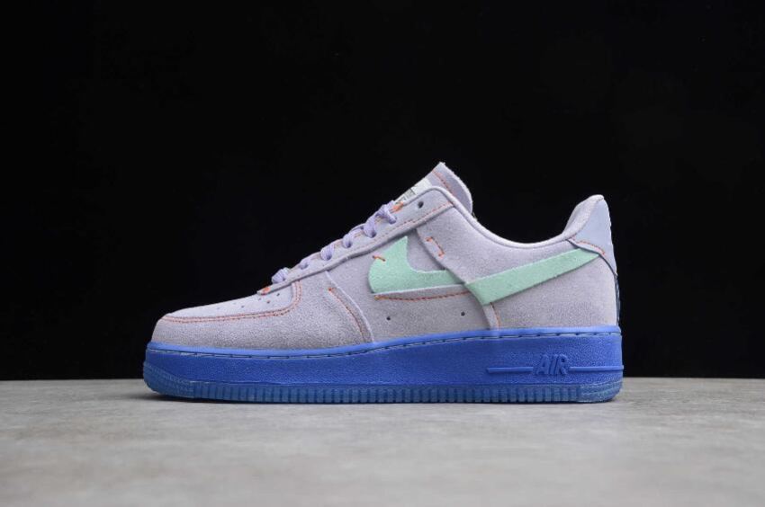 Women's Nike Air Force 1 07 Low Purple Agate Blue CT7358-500 Running Shoes - Click Image to Close