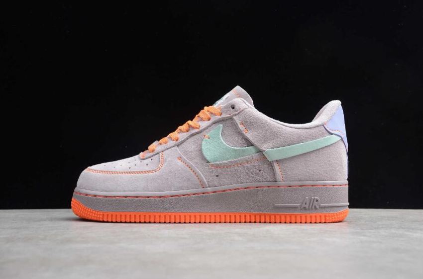 Men's Nike Air Force 1 07 LX Grayish Purple Teal Tint CT7358-600 Running Shoes