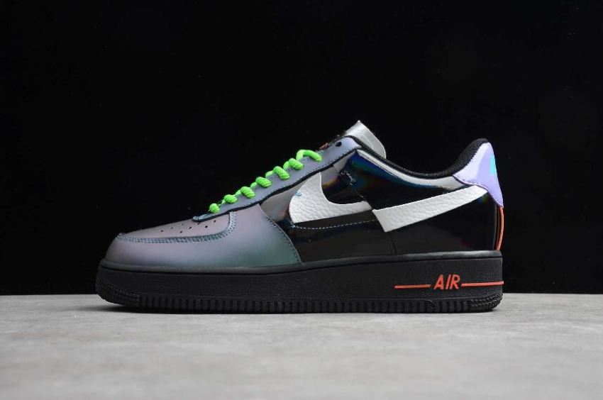 Men's Nike Air Force 1 07 Ugly Color Break Fluorescence CT7359-001 Running Shoes