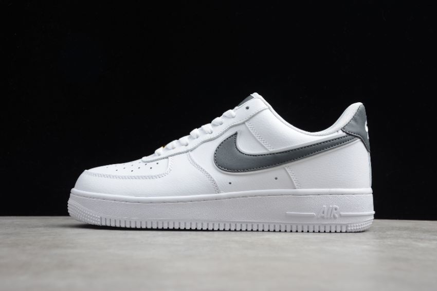 Men's Nike Air Force 1 07 White Dark Grey CT8824-100 Running Shoes