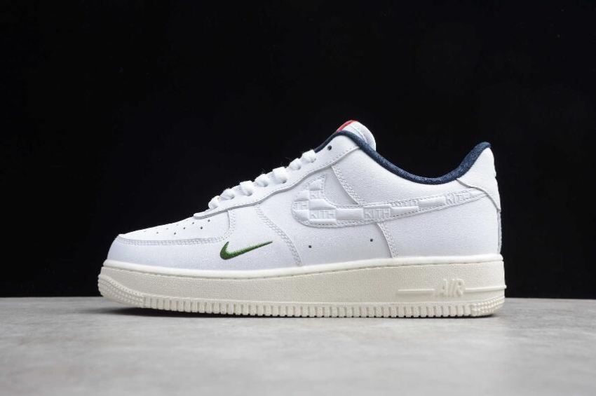 Kith x Men's Nike Air Force 1 07 White Blue CU2980-193 Running Shoes