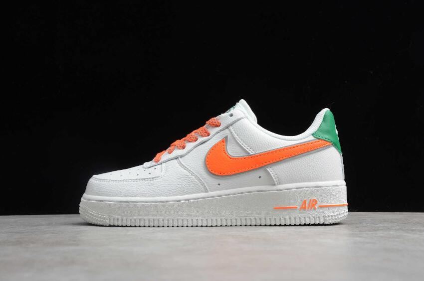 Men's Nike Air Force 1 07 Beige Orange CU9225-600 Running Shoes