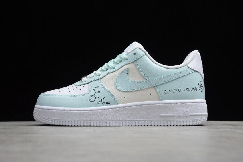 Women's Nike Air Force 1 07 White Beige Light Green CW2288-303 Running Shoes - Click Image to Close