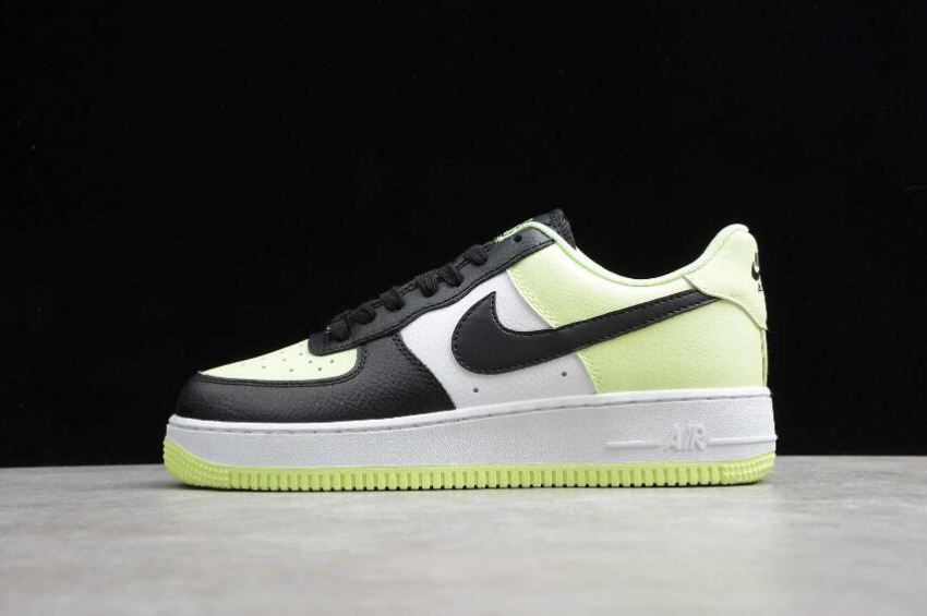 Women's Nike Air Force 1 07 Barely Volt Black White CW2361-700 Running Shoes - Click Image to Close